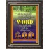 THE WORD WAS GOD   Inspirational Wall Art Wooden Frame   (GWFAVOUR252)   "33x45"