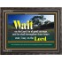 WAIT ON THE LORD   Contemporary Wall Decor   (GWFAVOUR270)   "45x33"