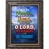 O LORD ANSWER MY PRAYER   Contemporary Christian Art Acrylic Glass Frame   (GWFAVOUR302)   "33x45"