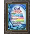 POWER BELONGETH UNTO GOD   Contemporary Christian Wall Art   (GWFAVOUR3042)   "33x45"