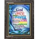 POWER BELONGETH UNTO GOD   Contemporary Christian Wall Art   (GWFAVOUR3042)   