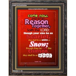 REASON TOGETHER   Bible Verses Poster   (GWFAVOUR3054)   