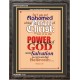 NOT ASHAMED OF THE GOSPEL OF CHRIST   Framed Children Room Wall Decoration   (GWFAVOUR3139)   