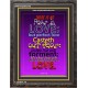 NO FEAR IN LOVE   Inspirational Wall Art Poster   (GWFAVOUR3149)   