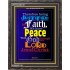 PEACE WITH GOD THROUGH OUR LORD JESUS CHRIST   Large Framed Scripture Wall Art   (GWFAVOUR3187)   "33x45"