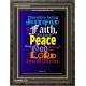 PEACE WITH GOD THROUGH OUR LORD JESUS CHRIST   Large Framed Scripture Wall Art   (GWFAVOUR3187)   