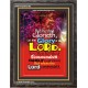 WHOM THE LORD COMMENDETH   Large Frame Scriptural Wall Art   (GWFAVOUR3190)   