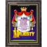 MAJESTY   Scripture Wooden Frame Signs   (GWFAVOUR3235)   "33x45"