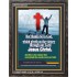 VICTORY THROUGH OUR LORD JESUS CHRIST   Encouraging Bible Verses Framed   (GWFAVOUR3238)   "33x45"