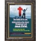 VICTORY THROUGH OUR LORD JESUS CHRIST   Encouraging Bible Verses Framed   (GWFAVOUR3238)   