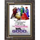 OVERCOME EVIL WITH GOOD   Christian Artwork Frame   (GWFAVOUR3296)   