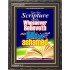 WHOSOEVER BELIEVETH   Acrylic Glass Frame Scripture Art   (GWFAVOUR3297)   "33x45"