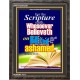 WHOSOEVER BELIEVETH   Acrylic Glass Frame Scripture Art   (GWFAVOUR3297)   