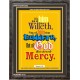 NOR OF HIM THAT RUNNETH   Bible Verses Wall Art Acrylic Glass Frame   (GWFAVOUR3302)   