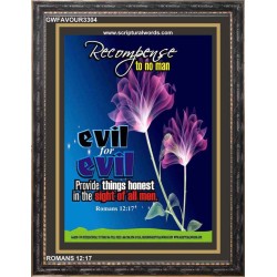 RECOMPENSE TO NO MAN   Religious Art Frame   (GWFAVOUR3304)   