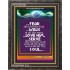 WITH ALL THY HEART   Scriptural Portrait Acrylic Glass Frame   (GWFAVOUR3306B)   "33x45"