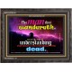 UNDERSTANDING   Inspirational Bible Verse Framed   (GWFAVOUR3351)   