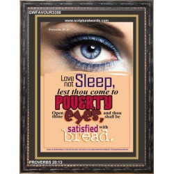 LOVE NOT SLEEP   Framed Business Entrance Lobby Wall Decoration    (GWFAVOUR3358)   