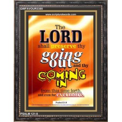 PRESERVE THY GOING OUT   Christian Frame Wall Art   (GWFAVOUR3385)   