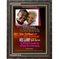 WHOSO CURSETH    Printable Bible Verses to Framed   (GWFAVOUR3409)   "33x45"