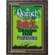 QUENCH NOT THE SPIRIT   Large Framed Scriptural Wall Art   (GWFAVOUR3412)   