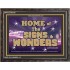 SIGNS AND WONDERS   Framed Bible Verse   (GWFAVOUR3536)   "45x33"