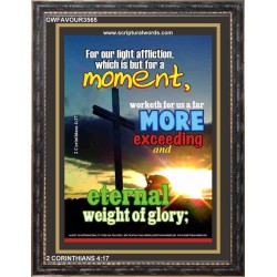 OUR LIGHT AFFLICTION   Bible Verses For the Kids Frame    (GWFAVOUR3565)   