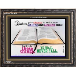 YOUR CALLING   Frame Bible Verses Online   (GWFAVOUR3572)   "45x33"