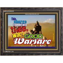 WARFARE   Bible Verses Frames Online   (GWFAVOUR3575)   "45x33"