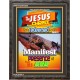 MANIFEST PRESENCE OF GOD   Contemporary Christian Wall Art Acrylic Glass frame   (GWFAVOUR3638)   