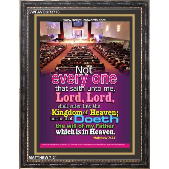 NOT EVERY ONE   Inspirational Bible Verses Framed   (GWFAVOUR3770)   