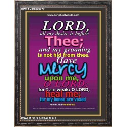 MY DESIRE IS BEFORE THEE   Bible Verses  Picture Frame Gift   (GWFAVOUR3777)   