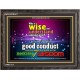 WISDOM   Scriptural Framed Signs   (GWFAVOUR3817)   