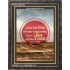 THE TIME OF YOUR SOJOURNING   Frame Bible Verse   (GWFAVOUR3909)   "33x45"