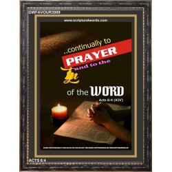THE WORD   Contemporary Christian Wall Art Frame   (GWFAVOUR3989)   