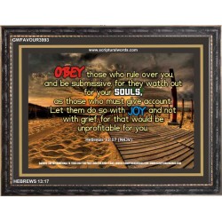 SUBMISSION TO AUTHORITY   Framed Lobby Wall Decoration   (GWFAVOUR3993)   