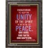 UNITY OF THE SPIRIT   Acrylic Glass Frame Scripture Art   (GWFAVOUR3995)   "33x45"