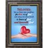 LOVE IS OF GOD   Contemporary Christian Wall Art Acrylic Glass frame   (GWFAVOUR4056)   "33x45"