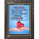 LOVE IS OF GOD   Contemporary Christian Wall Art Acrylic Glass frame   (GWFAVOUR4056)   