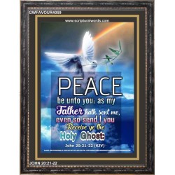 RECEIVE YE THE HOLY GHOST   Acrylic Frame Picture   (GWFAVOUR4059)   