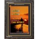 MIND THE THINGS OF THE FLESH   Scripture Art Acrylic Glass Frame   (GWFAVOUR4103)   