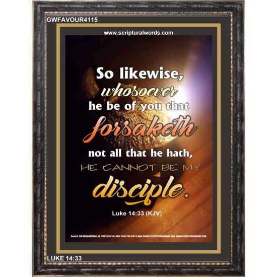 MY DISCIPLE   Biblical Paintings Acrylic Glass Frame   (GWFAVOUR4115)   