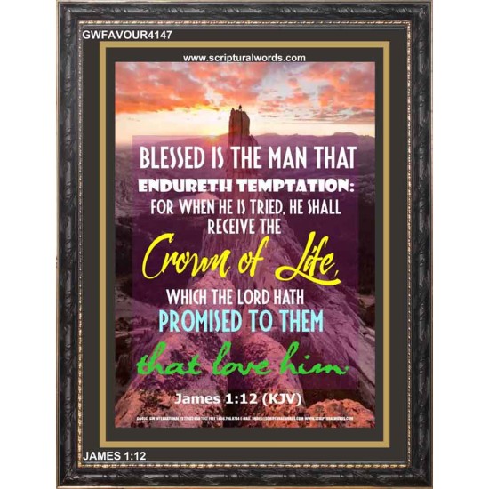 PROMISED TO THEM   Bible Verse Frame for Home   (GWFAVOUR4147)   