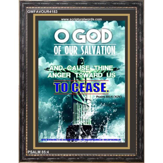 OUR SALVATION   Bible Verse Frame for Home Online   (GWFAVOUR4183)   