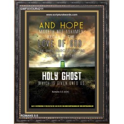 LOVE OF GOD   Bible Verse Framed Art Prints   (GWFAVOUR4211)   