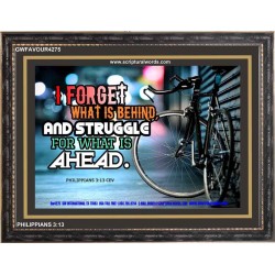 STRUGGLE FOR WHAT IS AHEAD   Framed Lobby Wall Decoration   (GWFAVOUR4275)   