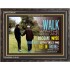 WALK WITH THE WISE   Custom Framed Bible Verses   (GWFAVOUR4294)   "45x33"