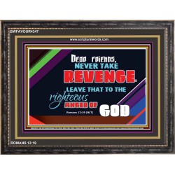 VENGEANCE BELONGS TO GOD   Frame Scriptures Dcor   (GWFAVOUR4347)   "45x33"