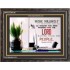 WORKING AS FOR THE LORD   Bible Verse Frame   (GWFAVOUR4356)   "45x33"