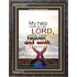 MY HELP COMETH FROM THE LORD   Framed Religious Wall Art    (GWFAVOUR4461)   "33x45"